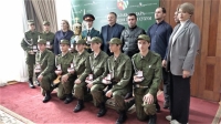 БЕСЛАН ЭШБА ВСТРЕТИЛСЯ СО СБОРНОЙ КОМАНДОЙ СУХУМА, ПОБЕДИВШЕЙ В XVI РЕСПУБЛИКАНСКОЙ ВОЕННО-СПОРТИВНОЙ ИГРЕ &laquo;АИААИРА&raquo;