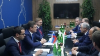 ДЕЛЕГАЦИЯ АБХАЗИИ ПРОВЕЛА РЯД ПЕРЕГОВОРОВ НА ПЛОЩАДКАХ ПМЭФ-2019