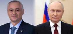 ГУНБА ПОЗДРАВИЛ ПУТИНА С ДНЕМ ЗАЩИТНИКА ОТЕЧЕСТВА