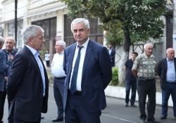 РАУЛЬ ХАДЖИМБА СОВЕРШИЛ РАБОЧУЮ ПОЕЗДКУ В ГУДАУТСКИЙ РАЙОН