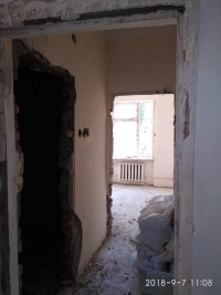 НА ТРЕТЬЕМ И ЧЕТВЕРТОМ ЭТАЖАХ  РЕСПУБЛИКАНСКОЙ ДЕТСКОЙ БОЛЬНИЦЫ  НАЧАЛИСЬ РЕМОНТНЫЕ РАБОТЫ
