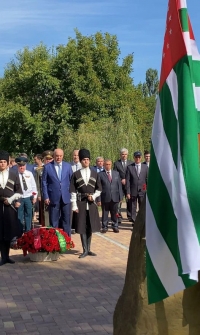 ПРЕЗИДЕНТ АБХАЗИИ  НАХОДИТСЯ С ВИЗИТОМ В РЕСПУБЛИКЕ АДЫГЕЯ