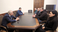ВСТРЕЧА С ПРЕДСТАВИТЕЛЯМИ ПРОФСОЮЗА ЭКСКУРСОВОДОВ АБХАЗИИ