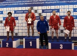 ИНАЛ ГАДЕЛИЯ &ndash; БРОНЗОВЫЙ ПРИЗЕР ЧЕМПИОНАТА ЮЖНОГО ФЕДЕРАЛЬНОГО ОКРУГА ПО САМБО