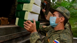 КОЛОННА МНОГОПРОФИЛЬНОГО ГОСПИТАЛЯ ЮВО ВЫШЛА НА МАРШ ИЗ СТАВРОПОЛЬСКОГО КРАЯ В АБХАЗИЮ