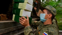 КОЛОННА МНОГОПРОФИЛЬНОГО ГОСПИТАЛЯ ЮВО ВЫШЛА НА МАРШ ИЗ СТАВРОПОЛЬСКОГО КРАЯ В АБХАЗИЮ
