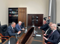 ВСТРЕЧА СПИКЕРА ПАРЛАМЕНТА С ДЕЛЕГАЦИЯМИ, ПРИБЫВШИМИ НА ИНАУГУРАЦИЮ ПРЕЗИДЕНТА