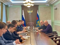 АСЛАН БЖАНИЯ ВСТРЕТИЛСЯ С РУКОВОДИТЕЛЕМ ФЕДЕРАЛЬНОГО АГЕНТСТВА ВОЗДУШНОГО ТРАНСПОРТА РФ АЛЕКСАНДРОМ НЕРАДЬКО