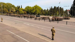 ВОЕННОСЛУЖАЩИЕ МИНОБОРОНЫ ГОТОВЯТСЯ К ПАРАДУ ПОБЕДЫ В ВЕЛИКОЙ ОТЕЧЕСТВЕННОЙ ВОЙНЕ