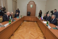 ПРЕЗИДЕНТ АБХАЗИИ ВСТРЕТИЛСЯ С ПРЕДСЕДАТЕЛЕМ ГОСДУМЫ ФС РФ