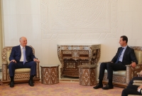 ПРЕЗИДЕНТ АБХАЗИИ АСЛАН БЖАНИЯ ВСТРЕТИЛСЯ С ЛИДЕРОМ СИРИЙСКОЙ АРАБСКОЙ РЕСПУБЛИКИ БАШАРОМ АСАДОМ