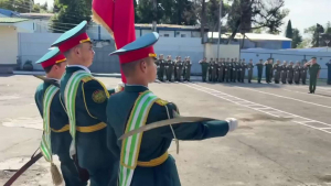 ВОСЕМЬ АБХАЗСКИХ КУРСАНТОВ, ТОРЖЕСТВЕННО ПРИНЯЛИ ВОИНСКУЮ ПРИСЯГУ