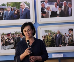 В МУЗЕЕ БОЕВОЙ СЛАВЫ ИМ. В.АРДЗИНБА ОТКРЫЛАСЬ  ФОТОВЫСТАВКА, ПОСВЯЩЕННАЯ ПАМЯТИ  ВТОРОГО ПРЕЗИДЕНТА АБХАЗИИ СЕРГЕЯ БАГАПША