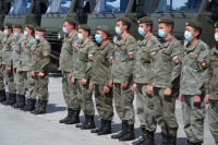 СВОДНЫЙ ОТРЯД РХБЗ ЧФ ПРОВЕЛ ДЕЗИНФЕКЦИЮ АГУ