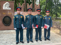ЧЕТВЕРО КУРСАНТОВ ИЗ АБХАЗИИ ОКОНЧИЛИ МОСКОВСКОЕ ВЫСШЕЕ ОБЩЕВОЙСКОВОЕ КОМАНДНОЕ УЧИЛИЩЕ С КРАСНЫМ ДИПЛОМОМ