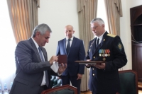 НАЧАЛЬНИК ГАЛСКОГО ОТДЕЛА ПОГРАНУПРАВЛЕНИЯ ФСБ РОССИИ В РА СЕРГЕЙ ТИХОНОВ ЗАВЕРШИЛ  СЛУЖБУ В АБХАЗИИ