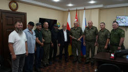 В МИНОБОРОНЫ ПРОШЛА ВСТРЕЧА С ДЕЛЕГАЦИЕЙ СОЮЗА АБХАЗСКИХ ДОБРОВОЛЬЦЕВ КБР
