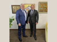 ДАУР КОВЕ ВСТРЕТИЛСЯ С МИНИСТРОМ КУЛЬТУРЫ КБР МУХАДИНОМ КУМАХОВЫМ