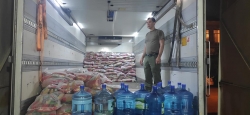 КОЛОННА МЧС АБХАЗИИ НАПРАВИЛАСЬ В ЛУГАНСКУЮ НАРОДНУЮ РЕСПУБЛИКУ