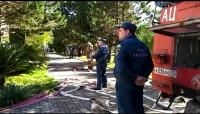 ОТРАБОТАЛИ ПРАКТИЧЕСКИЕ СХЕМЫ ЭВАКУАЦИИ ДЕТЕЙ В СЛУЧАЕ ПОЖАРА
