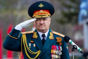 МИНИСТР ОБОРОНЫ АБХАЗИИ МИРАБ КИШМАРИЯ  ВЫРАЗИЛ  СОБОЛЕЗНОВАНИЯ В СВЯЗИ С ГИБЕЛЬЮ В СИРИИ КОМАНДУЮЩЕГО 5-ОЙ ОБЩЕВОЙСКОВОЙ АРМИИ  ГЕНЕРАЛА  ВАЛЕРИЯ АСАПОВА