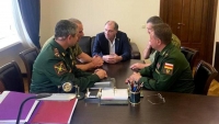 МИНИСТР ОБОРОНЫ РЮО ПРИБЫЛ С РАБОЧИМ ВИЗИТОМ В АБХАЗИЮ