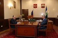 ПРЕЗИДЕНТ АБХАЗИИ И ГЛАВА КАБАРДИНО-БАЛКАРИИ ОБСУДИЛИ ВОПРОСЫ ДАЛЬНЕЙШЕГО РАЗВИТИЯ ДВУСТОРОННИХ ОТНОШЕНИЙ