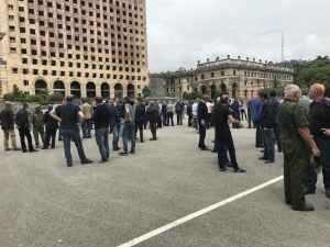 СЕГОДНЯ В СУХУМЕ СОСТОЯЛСЯ МИТИНГ ВЕТЕРАНОВ ОТЕЧЕСТВЕННОЙ ВОЙНЫ НАРОДА АБХАЗИИ 1992-1993 Г.Г.