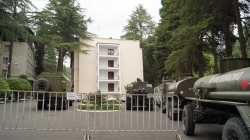 ВОЕННОСЛУЖАЩИЕ ЮЖНОГО ВОЕННОГО ОКРУГА ПРИСТУПИЛИ К РАЗВЕРТЫВАНИЮ МОБИЛЬНОГО МНОГОПРОФИЛЬНОГО ГОСПИТАЛЯ В СУХУМЕ