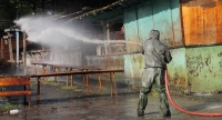 РОССИЙСКИЕ ВОЕННЫЕ ПРОДЕЗИНФИЦИРОВАЛИ 39 ОБЪЕКТОВ В ТКУАРЧАЛЕ