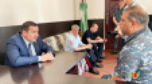 РУКОВОДСТВО МВД ПРОВЕРИЛО РАБОТУ УПРАВЛЕНИЯ ВНУТРЕННИХ ДЕЛ ПО ГАГРСКОМУ РАЙОНУ