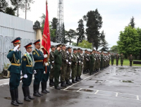 НОВОБРАНЦЫ ВООРУЖЕННЫХ СИЛ АБХАЗИИ ПРИНЯЛИ ВОЕННУЮ ПРИСЯГУ