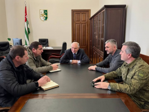 ВАЛЕРИЙ БГАНБА ПРОВЕЛ СОВЕЩАНИЕ С УЧАСТИЕМ РУКОВОДИТЕЛЕЙ СИЛОВЫХ СТРУКТУР