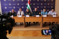 В МЧС СОСТОЯЛАСЬ ПРЕСС-КОНФЕРЕНЦИЯ ПО ИТОГАМ ПОЕЗДКИ В ЛНР