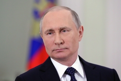 СОЮЗ ОБЩЕСТВЕННЫХ И ПОЛИТИЧЕСКИХ ОРГАНИЗАЦИЙ АБХАЗИИ ПОЗДРАВИЛ ВЛАДИМИРА ПУТИНА С ПОБЕДОЙ НА  ПРЕЗИДЕНТСКИХ ВЫБОРАХ В РОССИИ