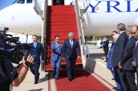 ПРЕЗИДЕНТ РАУЛЬ ХАДЖИМБА ПРИБЫЛ С ОФИЦИАЛЬНЫМ ВИЗИТОМ В СИРИЮ