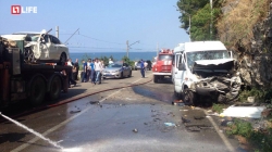 В ГАГРСКОЙ БОЛЬНИЦЕ ОСТАЮТСЯ ВОСЕМЬ ЧЕЛОВЕК, ПОСТРАДАВШИХ ПРИ АВАРИИ НА 7-ОМ КИЛОМЕТРЕ АВТОТРАССЫ &laquo;ПСОУ &ndash; СУХУМ&raquo;