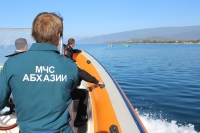 СОТРУДНИКИ МЧС АБХАЗИИ СОВЕРШИЛИ ПРОБНЫЙ МОРСКОЙ РЕЙС ИЗ СУХУМА В СОЧИ