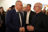 ПРЕЗИДЕНТ ПОСЕТИЛ ОТКРЫТИЕ ЮБИЛЕЙНОЙ ВЫСТАВКИ НУГЗАРА ЛОГУА