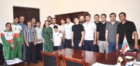 В ГОСКОМИТЕТЕ ВРУЧИЛИ УДОСТОВЕРЕНИЯ МАСТЕРОВ СПОРТА