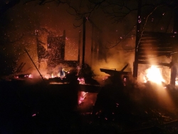 ПОЖАРЫ  В ГАГРСКОМ РАЙОНЕ И В СУХУМЕ
