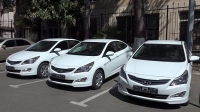 МВД АБХАЗИИ  ПЕРЕДАЛИ В ДАР ТРИ АВТОМОБИЛЯ HYUNDAI SOLARISЕ