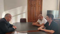 АЛЕКСАНДР АНКВАБ ВСТРЕТИЛСЯ С РУКОВОДСТВОМ СОЮЗА АБХАЗСКИХ ДОБРОВОЛЬЦЕВ