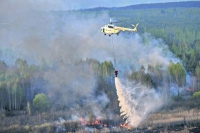 ПОЖАР В ЛЕСНОМ МАССИВЕ НА ГОРЕ МАМЗЫШЬХА В ГАГРСКОМ РАЙОНЕ ЛИКВИДИРОВАН