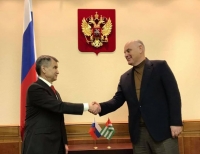 АСЛАН БЖАНИЯ ВСТРЕТИЛСЯ С РАШИДОМ НУРГАЛИЕВЫМ