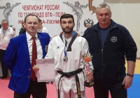 ЛЕОН ЦВИЖБА СТАЛ СЕРЕБРЯНЫМ ПРИЗЕРОМ ЧЕМПИОНАТА РОССИИ ПО ПАРАТХЭКВОНДО