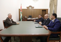 СОВЕЩАНИЕ С РУКОВОДИТЕЛЯМИ ПРАВООХРАНИТЕЛЬНЫХ ОРГАНОВ