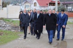 ПРЕЗИДЕНТ РАУЛЬ ХАДЖИМБА СОВЕРШИЛ РАБОЧУЮ  ПОЕЗДКУ В  ГАГРСКИЙ РАЙОН