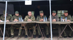 В АБХАЗИИ ПРОХОДЯТ ПРАКТИЧЕСКИЕ ЗАНЯТИЯ С БОЕВОЙ СТРЕЛЬБОЙ