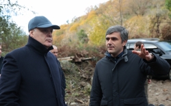ПРЕЗИДЕНТ ПОСЕТИЛ СЕЛА СУХУМСКОГО РАЙОНА